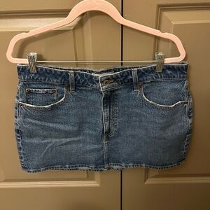 Abercrombie Denim Mini Skirt - Blue